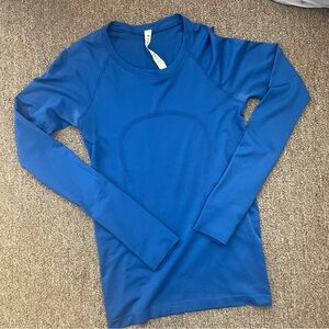 Lululemon Athletica Royal Blue Long Sleeve Top